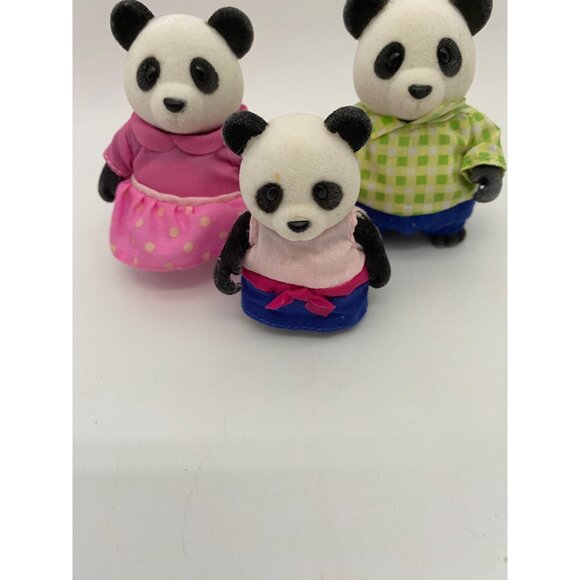 Calico Critters/ Sylvanian Families Pookie Panda Bear Family Toy Set - Picture 5 of 5